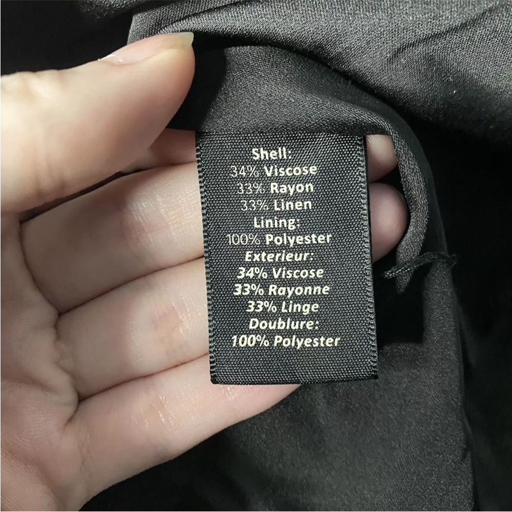 NWOT Elizabeth and James Freddie Zig Zag Linen Blend Jacket Sz 8 MSRP $495 - Picture 10 of 10